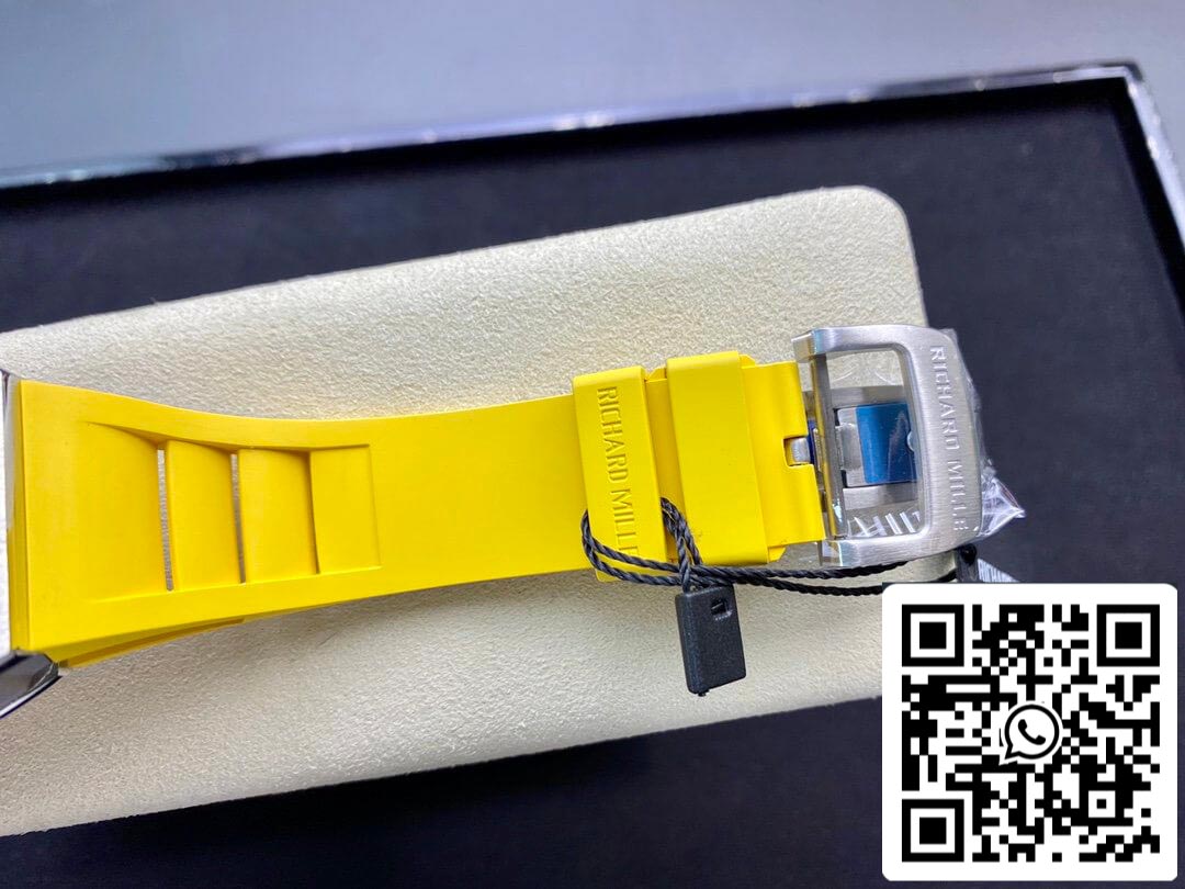 Cinturino Richard Mille RM11 1: 1 Best Edition KV Factory titanio giallo