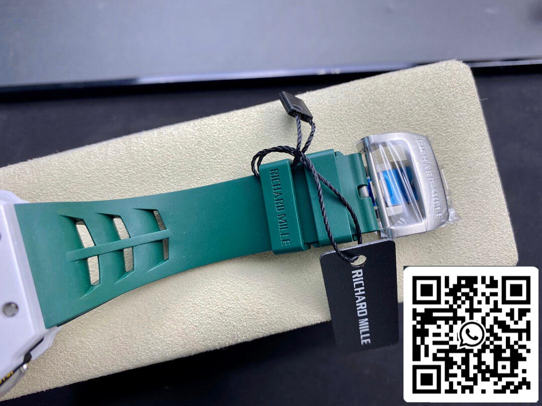 Richard Mille RM011-03 1:1 Best Edition KV Factory Green Strap