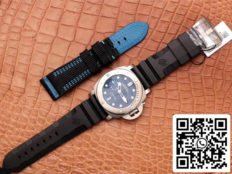 Panerai Submersible PAM00692 1:1 Best Edition VS Factory quadrante blu svizzero ETA9010