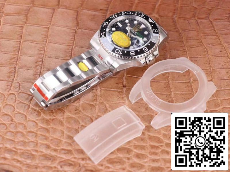 Rolex GMT Master II 116710LN-78200 1:1 Mejor edición Noob Factory V11 esfera negra suiza ETA3186