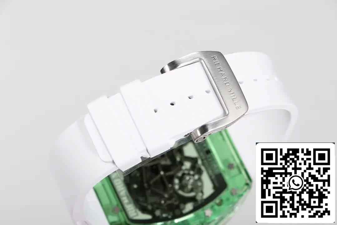 Réplica Richard Mille RM055 Mejor Edición 1:1 RM Factory Caja Transparente Verde