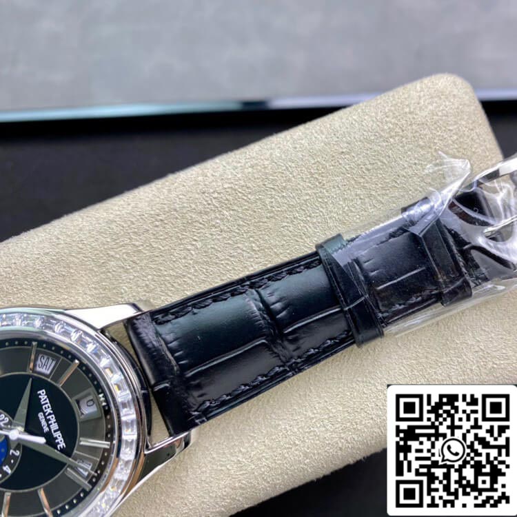 Patek Philippe Complications 5205G 1:1 Best Edition KM Factory Diamond Bezel