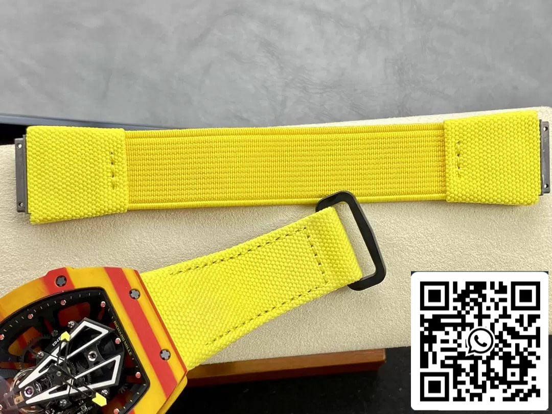 Richard Mille RM27-03 Tourbillon 1:1 Best Edition BBR Factory Yellow Strap