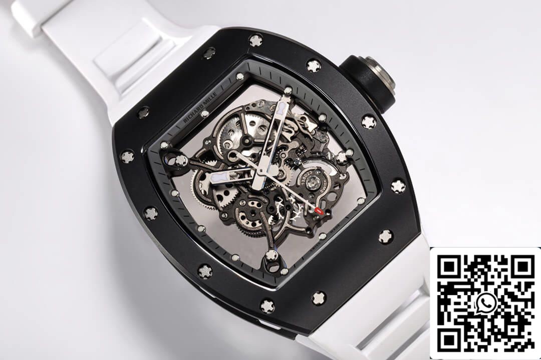 Richard Mille RM-055 1:1 Best Edition BBR Factory Black Ceramic Case