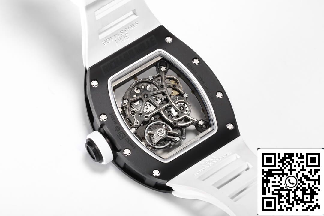 Richard Mille RM-055 1:1 Mejor Edición BBR Factory Correa de Caucho