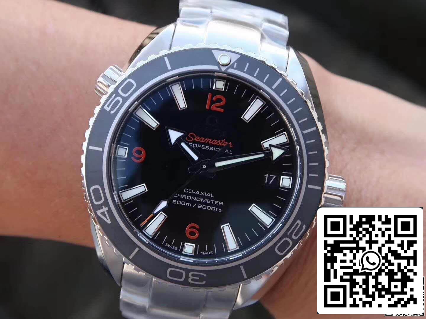 Omega Seamaster Planet Ocean 232.30.46.21.01.003 MKS Factory 1:1 Mejor Edición Suiza ETA8500