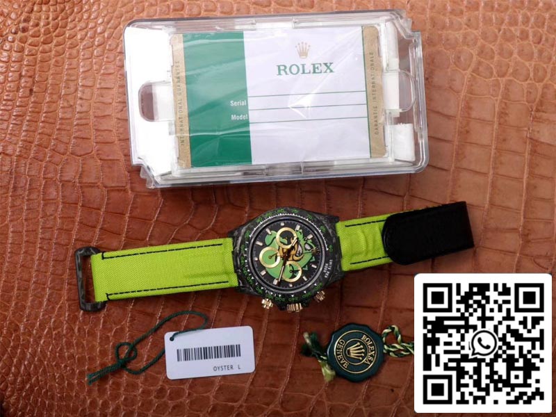 Rolex Daytona Cosmos Green Exploded Dragon 1:1 Mejor Edición WWF Factory Swiss ETA7750