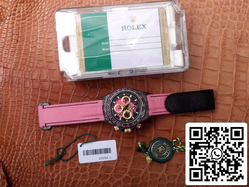 Rolex Daytona Cosmos Pink Exploded Dragon 1:1 Mejor Edición WWF Factory Swiss ETA7750