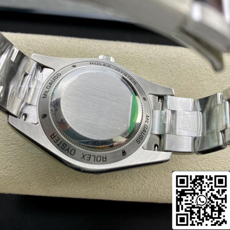 Rolex Milgauss 116400GV AR Factory 1:1 Best Edition svizzero ETA3131 quadrante nero