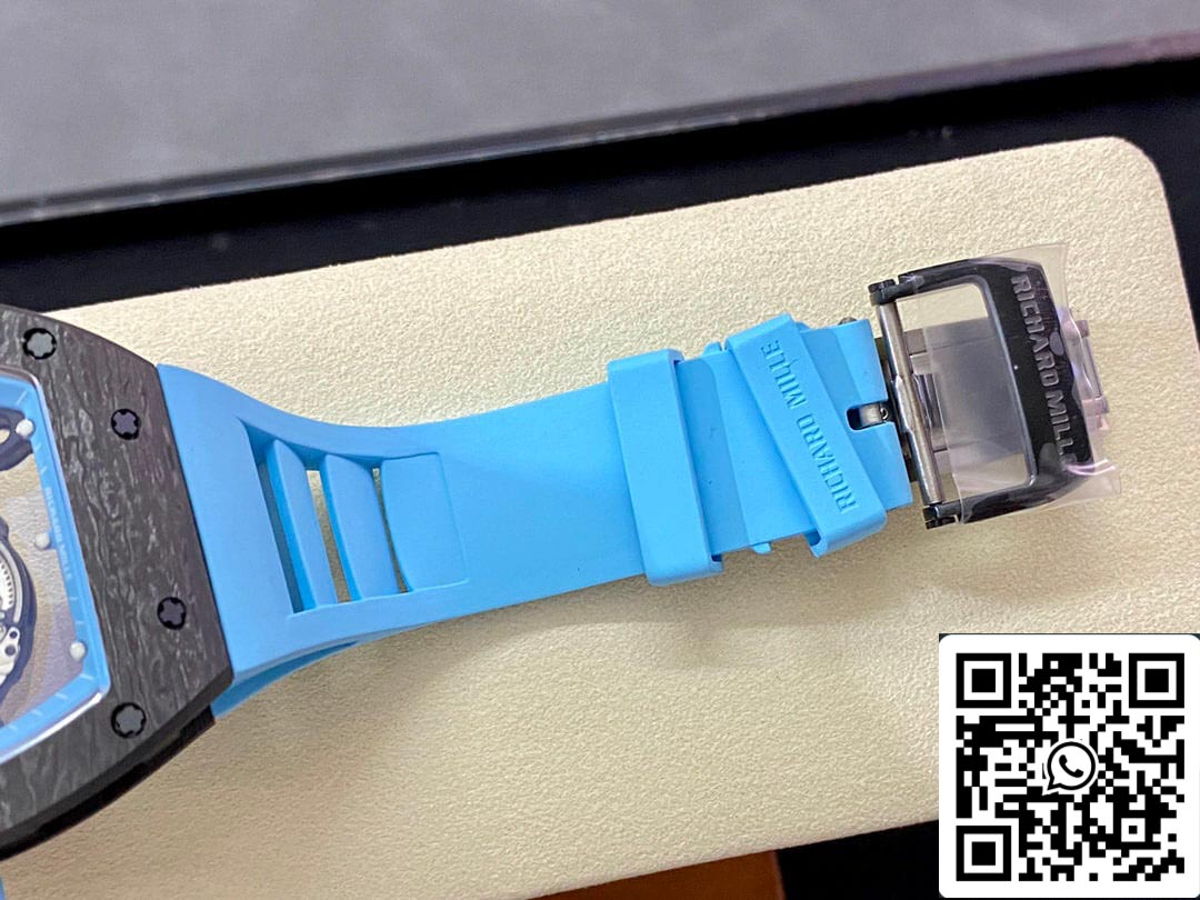 Richard Mille RM-055 1:1 Best Edition BBR Factory Blue Strap