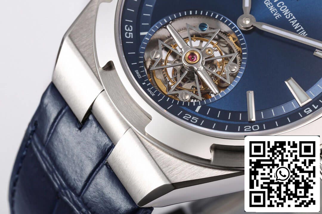 Vacheron Constantin Overseas Tourbillon 6000V/110A-B544 1:1 Migliore edizione BBR Cinturino in pelle di fabbrica