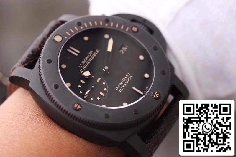 Panerai Luminor Sumergible PAM508 VS Factory 1:1 Mejor edición Swiss ETA P9000 Esfera negra superluminosa