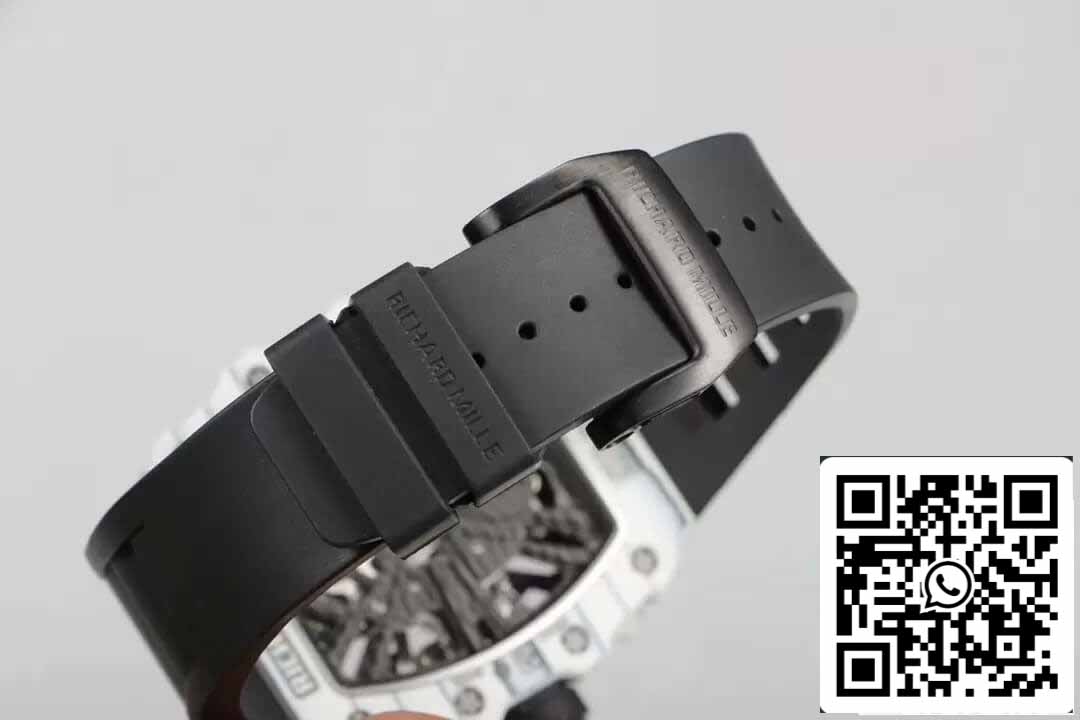 Richard Mille RM12-01 Tourbillon 1:1 Best Edition RM Factory Black Rubber Strap