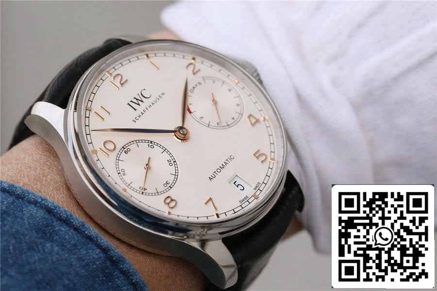 IWC Portugieser IW500704 1:1 Mejor edición ZF Factory V5 esfera blanca