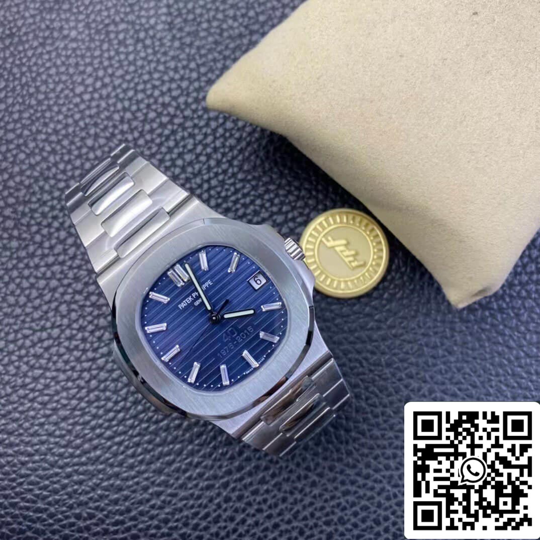 Patek Philippe Nautilus 5711/1P 40° Anniversario 1:1 Migliore Edizione PPF Quadrante Blu di Fabbrica