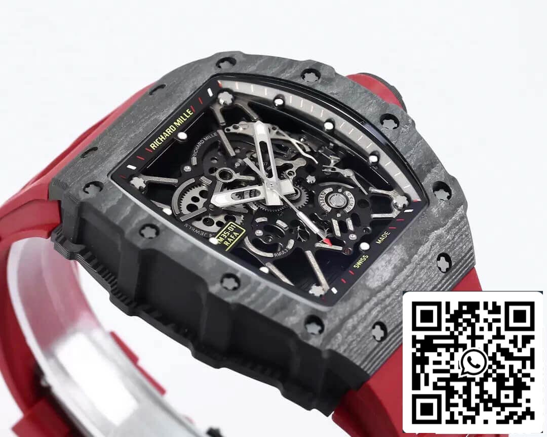 Richard Mille RM35-01 1:1 Mejor Edición BBR Factory Correa de Caucho