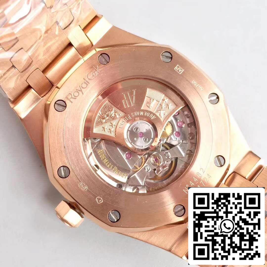 Audemars Piguet Royal Oak 1:1 Best Edition Swiss ETA3120 Rose Gold Diamond Dial EU Watch Store