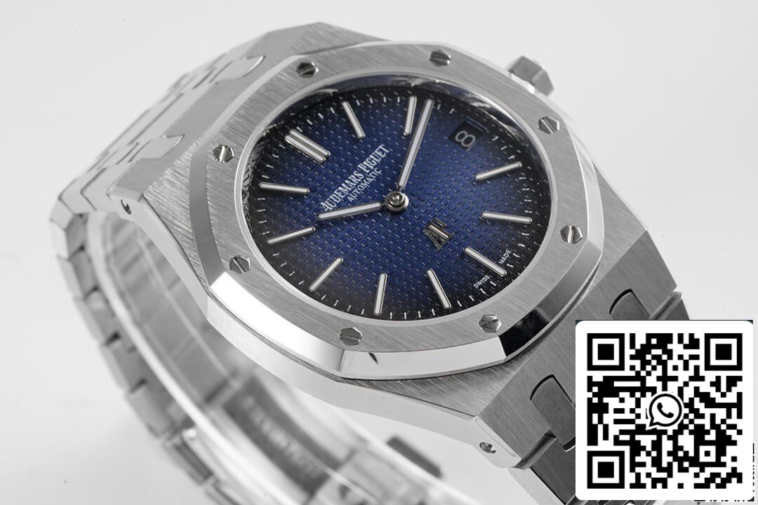 Audemars Piguet Royal Oak 15202IP.OO.1240IP.01 1:1 Best Edition KZ Factory Smoky Blue Dial EU Watch Store