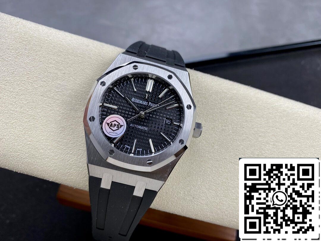 Audemars Piguet Royal Oak 15400 1:1 Best Edition APS Factory Black Rubber Strap EU Watch Store