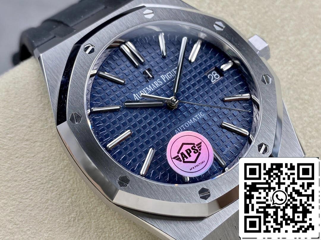 Audemars Piguet Royal Oak 15400 1:1 Best Edition APS Factory Blue Dial Rubber Strap EU Watch Store