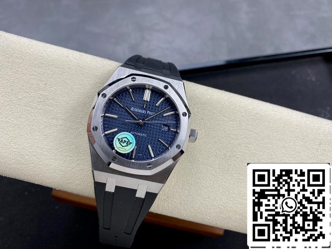 Audemars Piguet Royal Oak 15400 1:1 Best Edition APS Factory Blue Dial Rubber Strap EU Watch Store