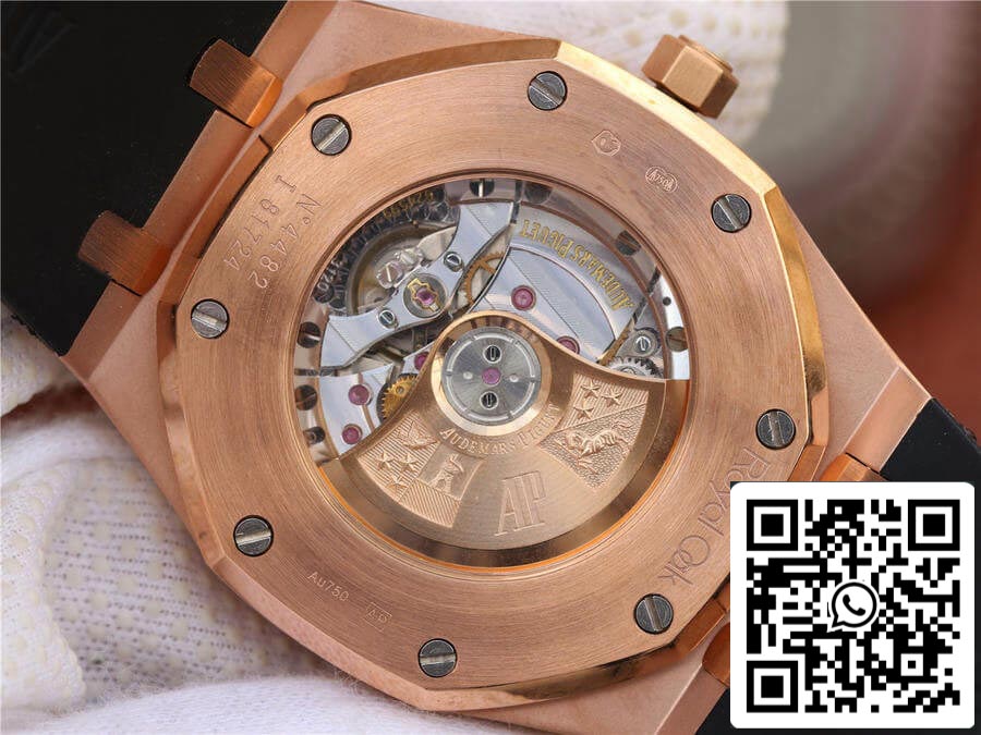 Audemars Piguet Royal Oak 15400 1:1 Best Edition Rose Gold Blue Dial EU Watch Store