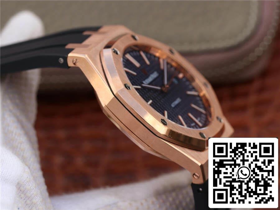 Audemars Piguet Royal Oak 15400 1:1 Best Edition Rose Gold Blue Dial EU Watch Store