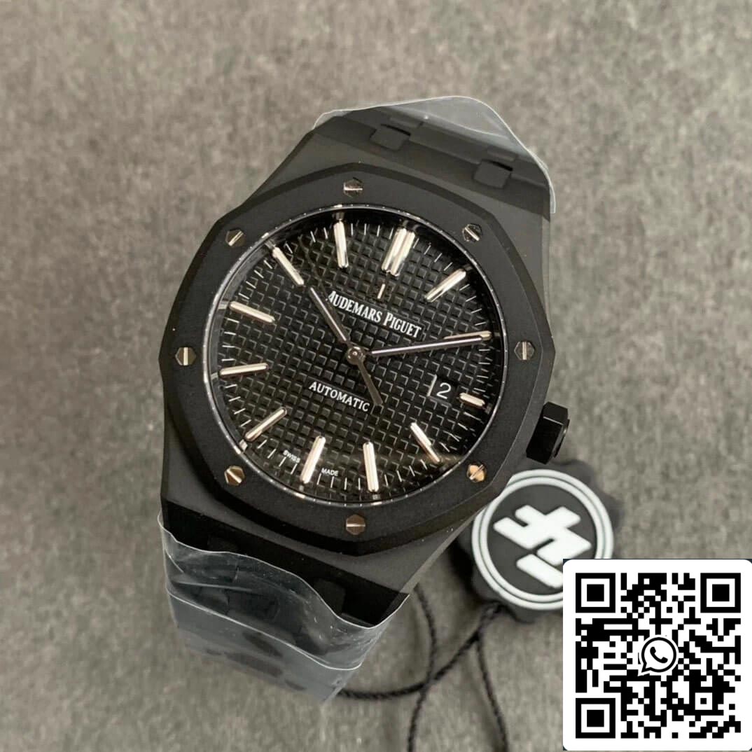 Audemars Piguet Royal Oak 15400 DLC Carbon Best Edition ZF Factory Black Dial EU Watch Store