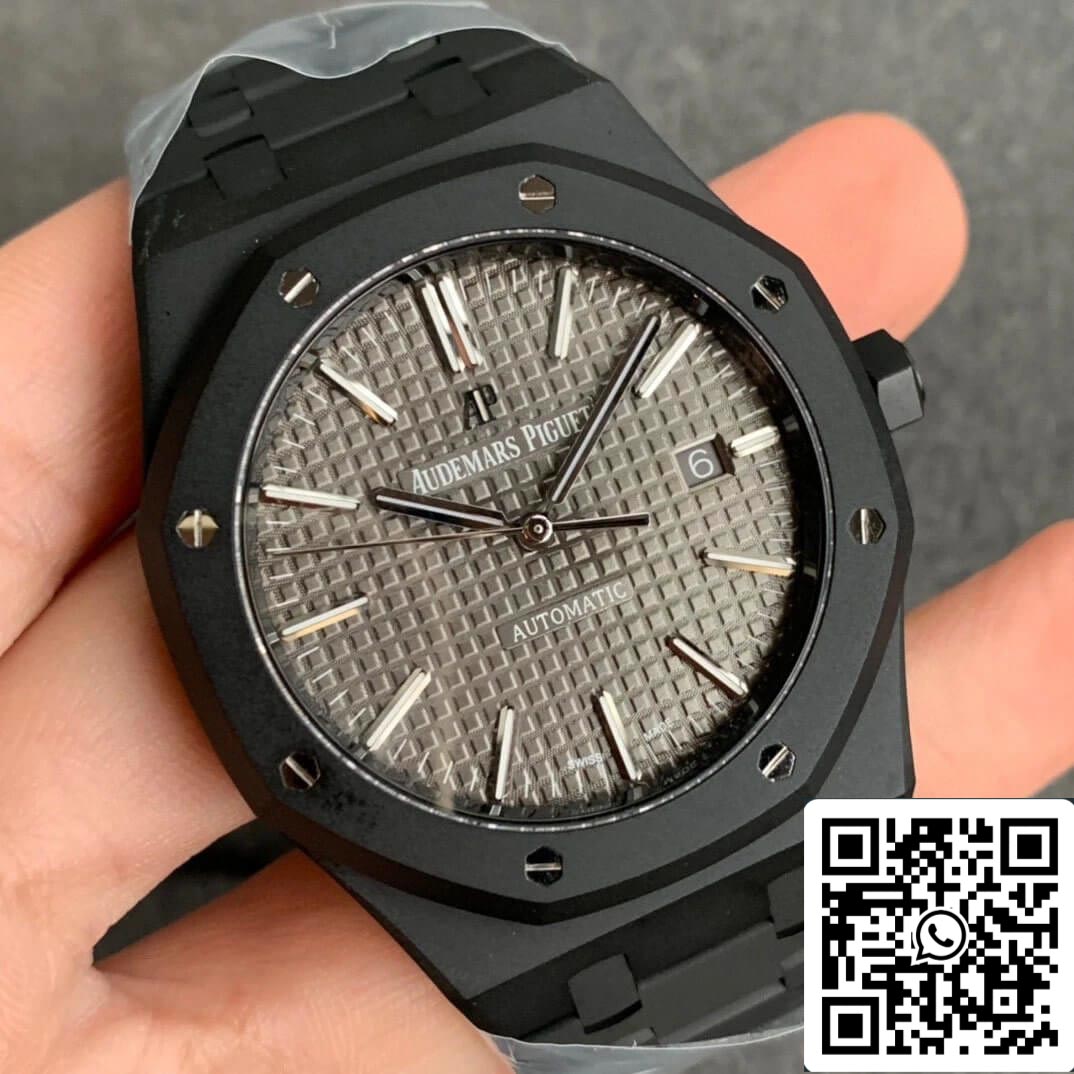 Audemars Piguet Royal Oak 15400 DLC Carbon  Best Edition ZF Factory Grey Dial EU Watch Store