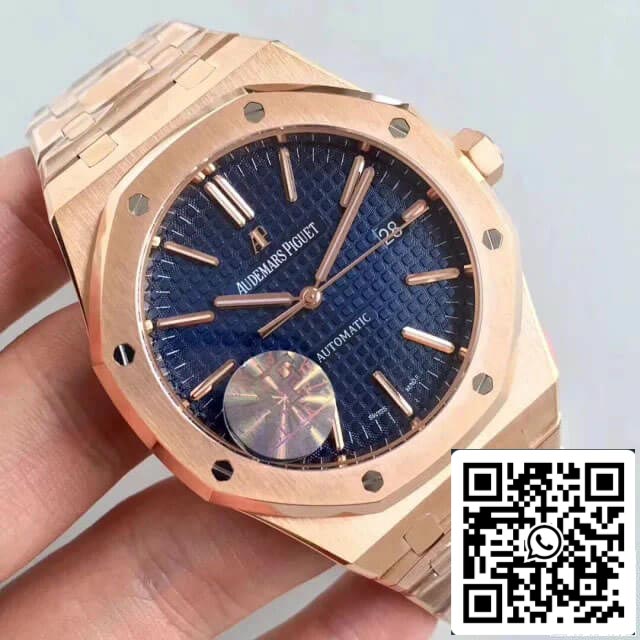 Audemars Piguet Royal Oak 15400OR.OO.1220OR.03 1:1 Best Edition JF Factory Blue Dial EU Watch Store