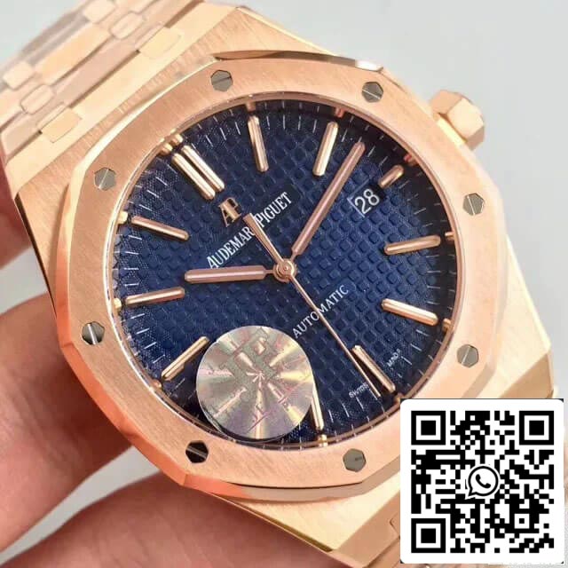 Audemars Piguet Royal Oak 15400OR.OO.1220OR.03 1:1 Best Edition JF Factory Blue Dial EU Watch Store