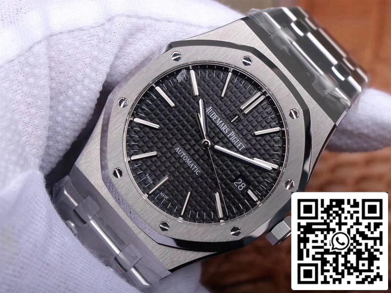 Audemars Piguet Royal Oak 15400ST.OO.1220ST.01 1:1 Best Edition ZF Factory Black Dial Swiss ETA3120 EU Watch Store