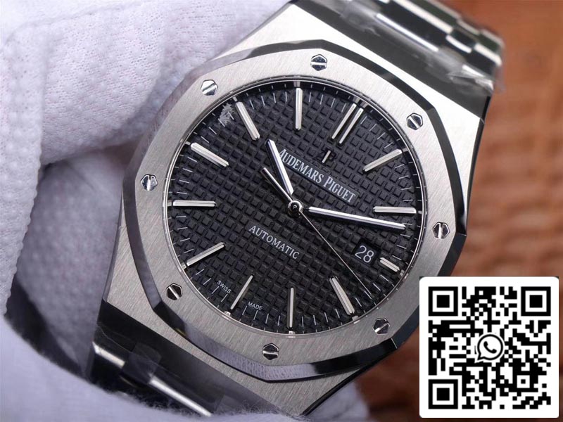 Audemars Piguet Royal Oak 15400ST.OO.1220ST.01 1:1 Best Edition ZF Factory Black Dial Swiss ETA3120 EU Watch Store