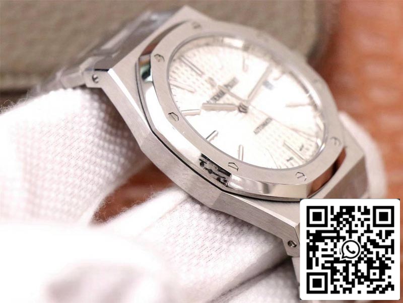 Audemars Piguet Royal Oak 15400ST.OO.1220ST.02 1:1 Best Edition ZF Factory White Dial Swiss ETA3120 EU Watch Store