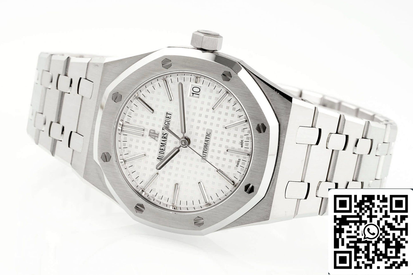 Audemars Piguet Royal Oak 15450ST.OO.1256ST.01 1:1 Best Edition APS Factory Silver Dial EU Watch Store