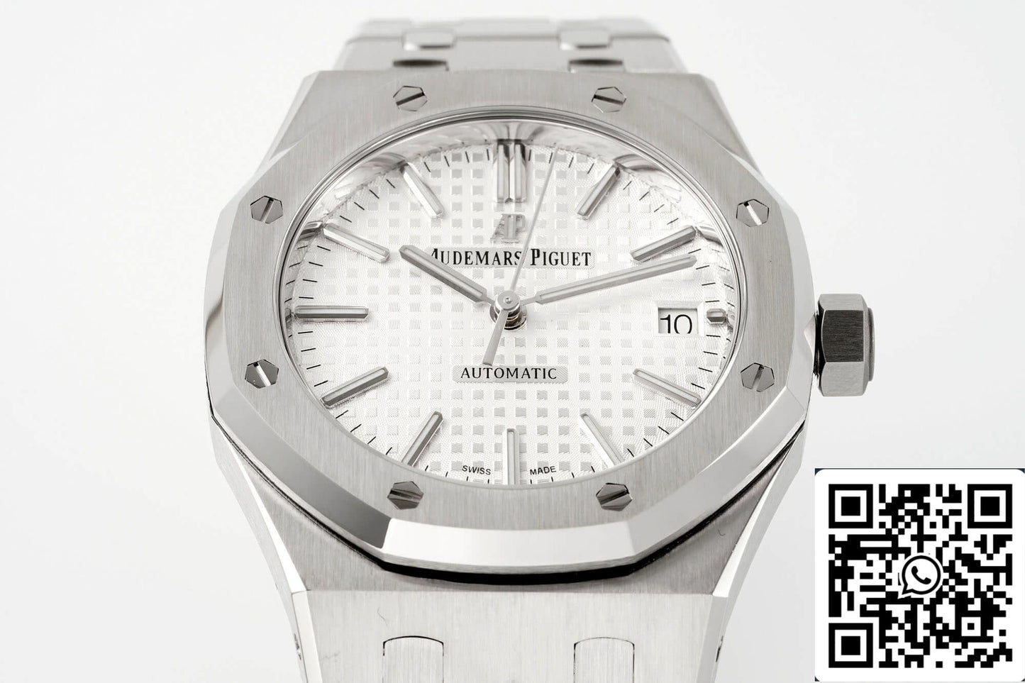 Audemars Piguet Royal Oak 15450ST.OO.1256ST.01 1:1 Best Edition APS Factory Silver Dial EU Watch Store