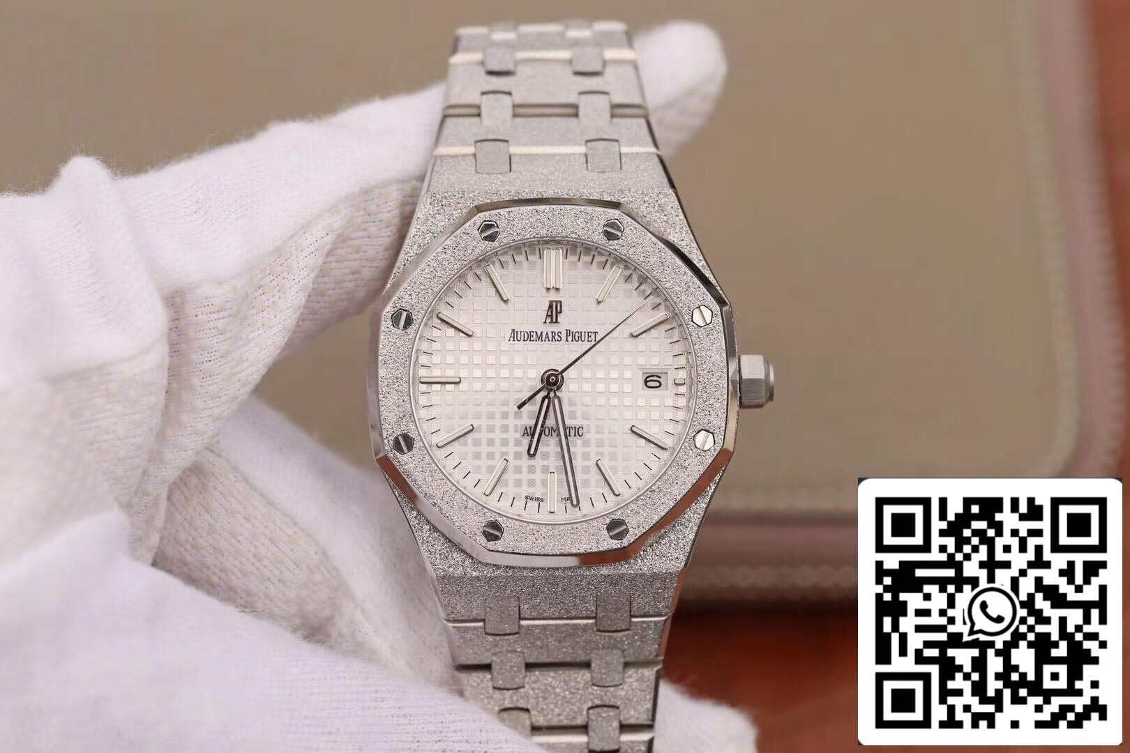 Audemars Piguet Royal Oak 15454BC.GG.1259BC.01 1:1 Best Edition JH Factory Silver Dial EU Watch Store