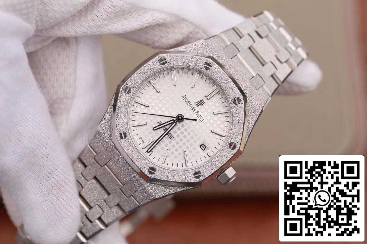 Audemars Piguet Royal Oak 15454BC.GG.1259BC.01 1:1 Best Edition JH Factory Silver Dial EU Watch Store