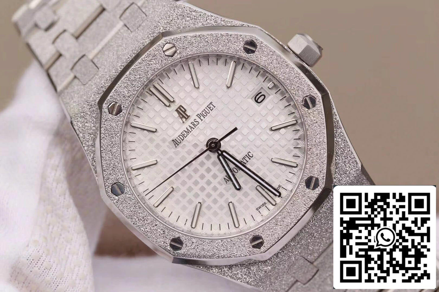 Audemars Piguet Royal Oak 15454BC.GG.1259BC.01 1:1 Best Edition JH Factory Silver Dial EU Watch Store