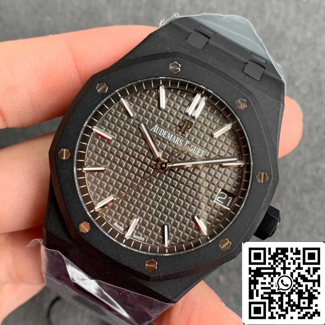 Audemars Piguet Royal Oak 15500 DLC Carbon  Best Edition ZF Factory Grey Dial EU Watch Store