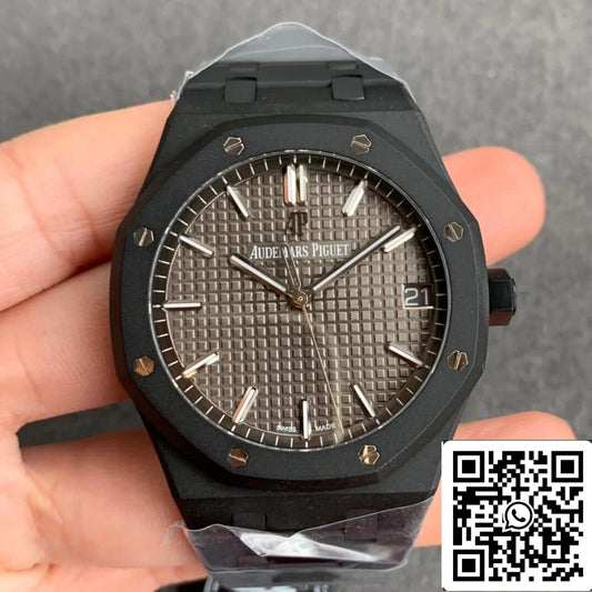 Audemars Piguet Royal Oak 15500 DLC Carbon  Best Edition ZF Factory Grey Dial EU Watch Store