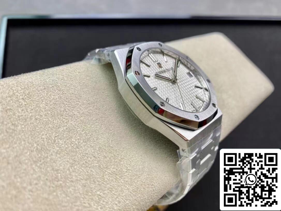 Audemars Piguet Royal Oak 15500ST.OO.1220ST.04 1:1 Best Edition ZF Factory V2 Version White Dial EU Watch Store