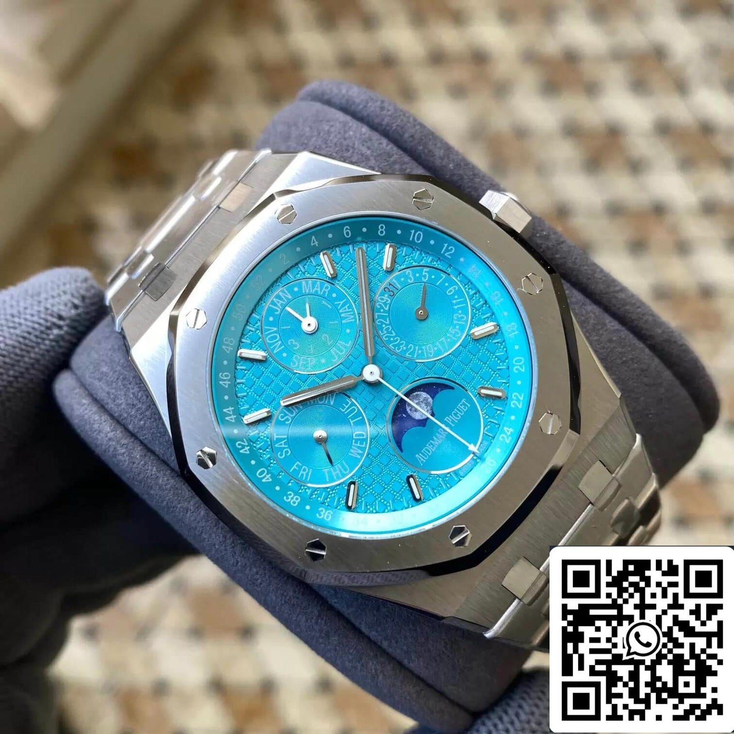 Audemars Piguet Royal Oak 26613ST.OO.1220ST.01 1:1 Best Edition APS Factory Cyan Blue Dial EU Watch Store