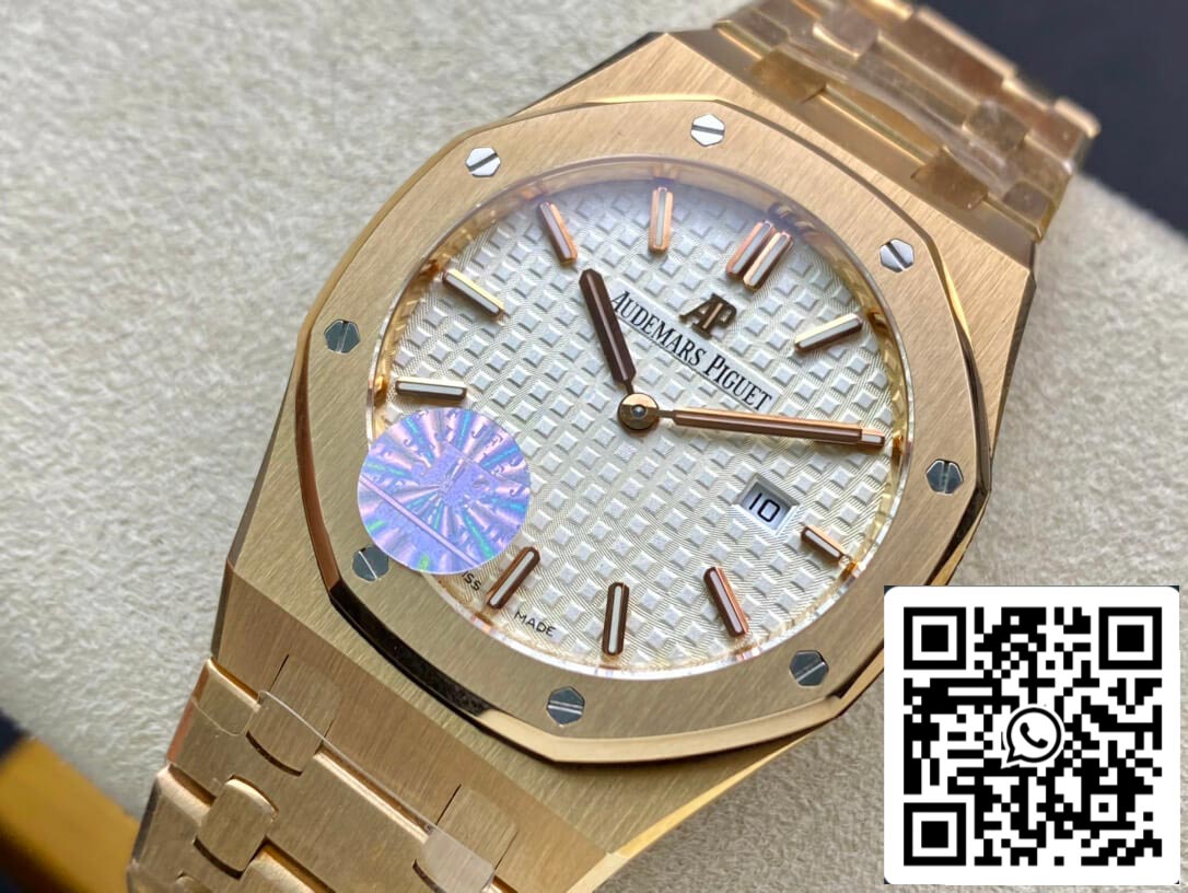 Audemars Piguet Royal Oak 67650OR.OO.1261OR.01 1:1 Best Edition JF Factory White Dial Swiss Quartz EU Watch Store