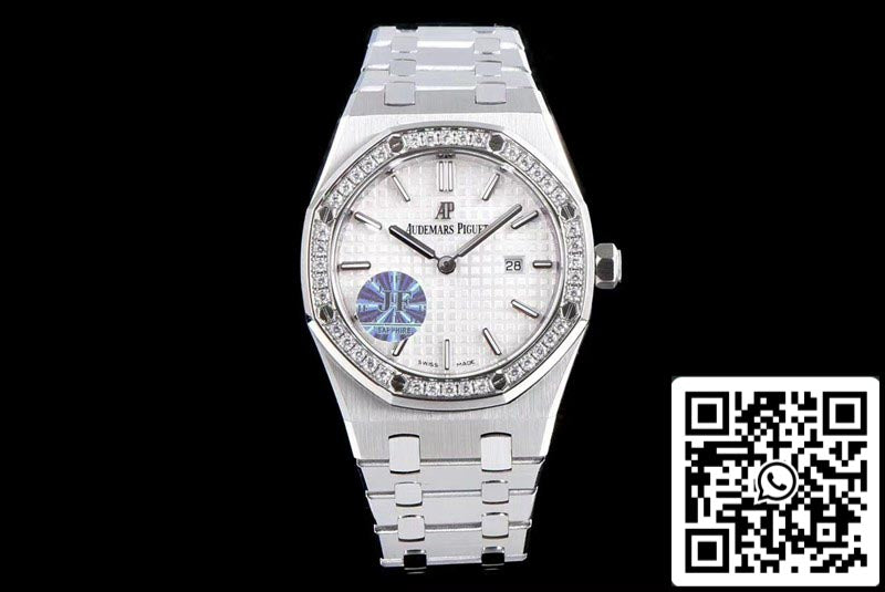 Audemars Piguet Royal Oak 67651ST.ZZ.1261ST.01 1:1 Best Edition JF Factory White Dial Swiss Quartz EU Watch Store