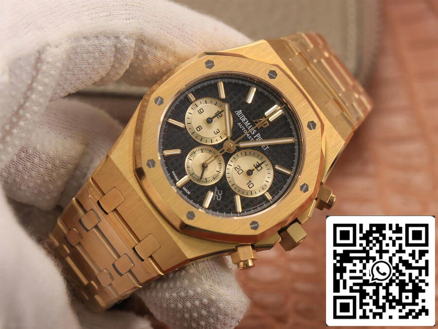 Audemars Piguet Royal Oak Chronograph 26331 1:1 Best Edition OM Factory V2 Yellow Gold EU Watch Store