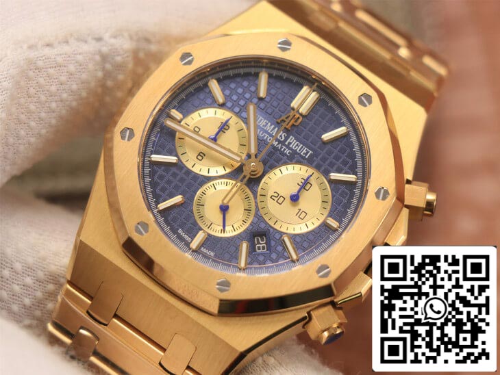 Audemars Piguet Royal Oak Chronograph 26331BA.OO.1220BA.01 1:1 Best Edition OM Factory Yellow Gold EU Watch Store