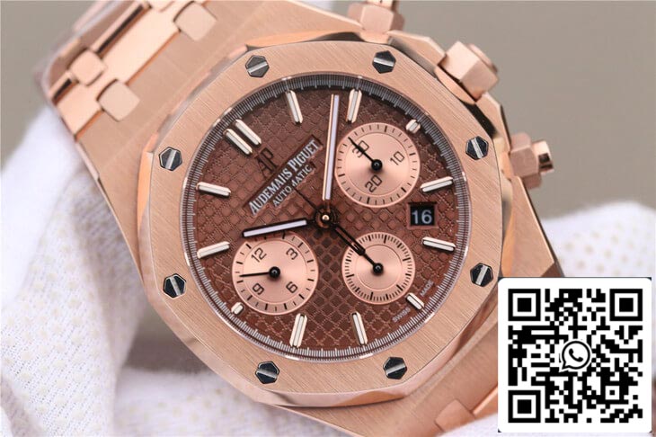 Audemars Piguet Royal Oak Chronograph 26331OR.OO.1220OR.02 1:1 Best Edition OM Factory Rose Gold EU Watch Store