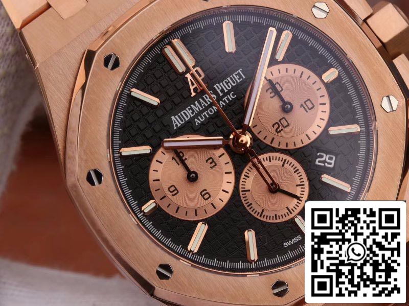 Audemars Piguet Royal Oak Chronograph 26331OR.OO.1220OR OM Factory Men Watches 1:1 Best Edition Swiss ETA7750 18K Rose gold on stainless steel bezel EU Watch Store