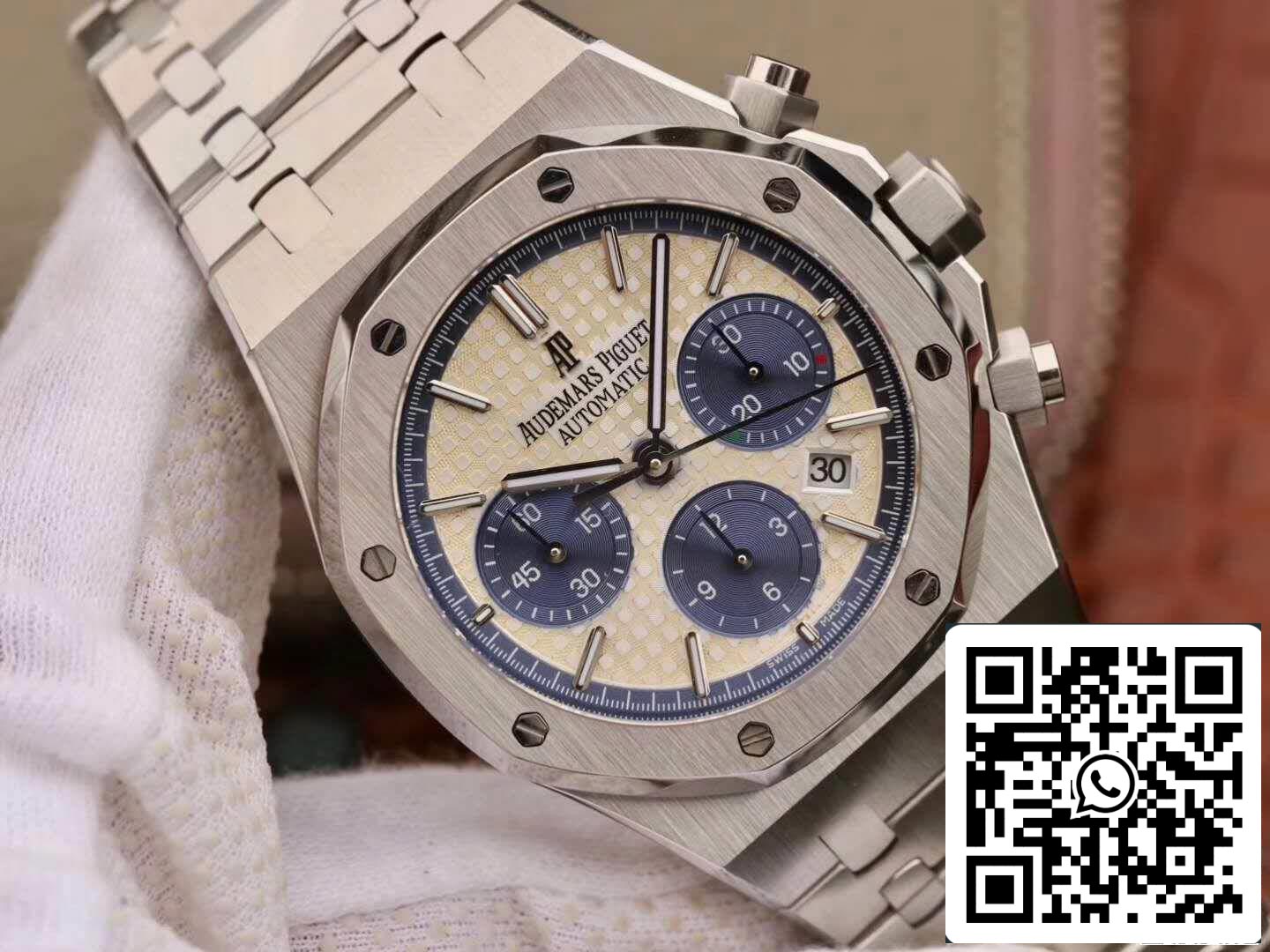 Audemars Piguet Royal Oak Chronograph 26331ST.OO.1220ST OM Factory 1:1 Best Edition Swiss ETA7750 White Dial EU Watch Store